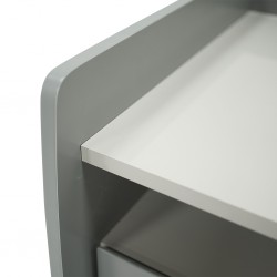 Sublime Low TV Cabinet Grey/Off White