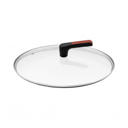 Meyer 22084 Forge 35cm/13.75" Red Covered Wok