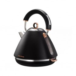 Morphy Richards 102104 1.5L Accents Rose Gold Black Pyramid Kettle