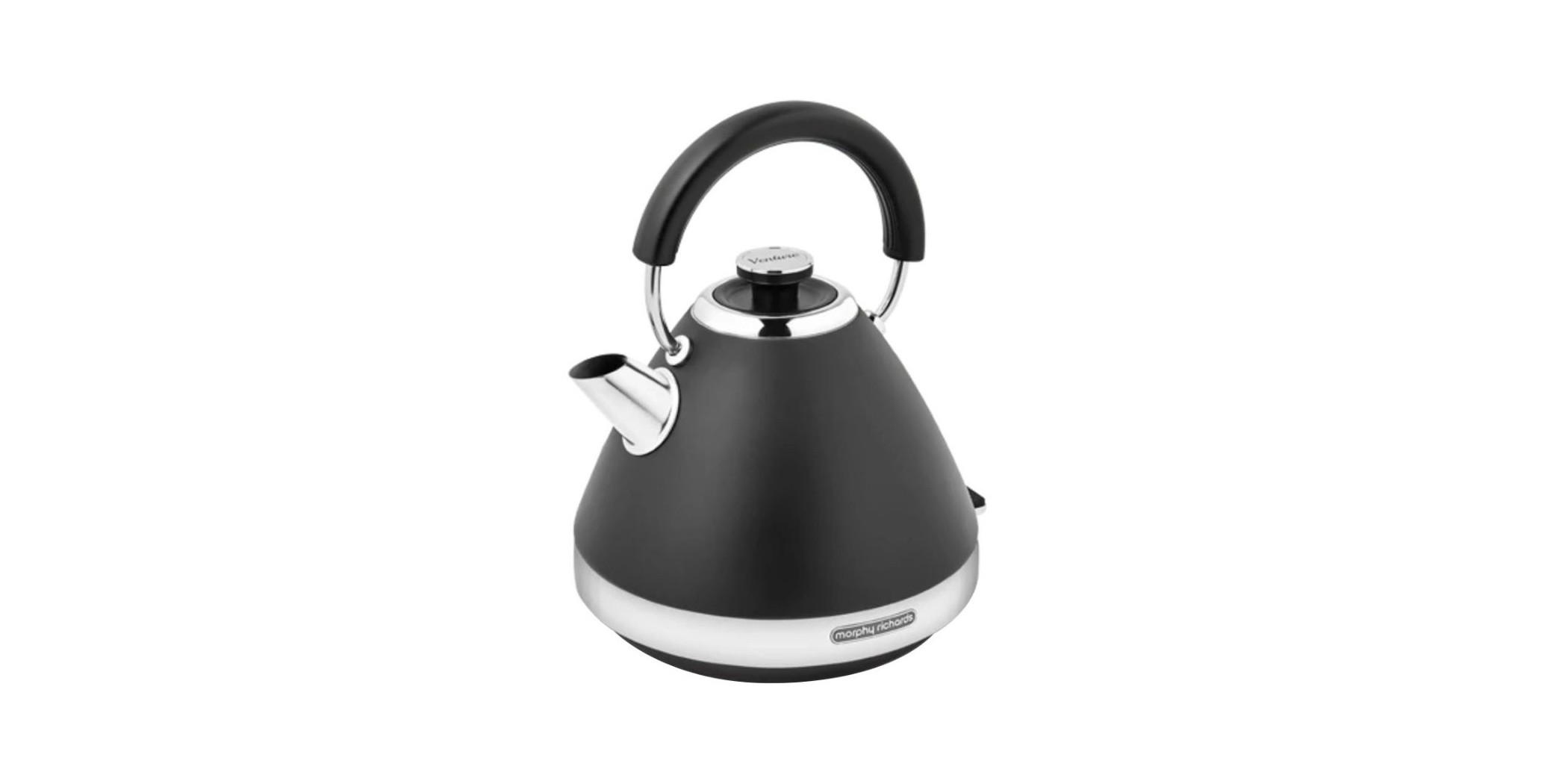 Morphy Richards 100131 1.5L Venture Black Pyramid Kettle
