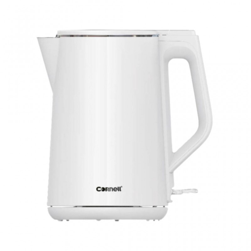Cornell CJK-E150SSW White Cordless 1.5L Kettle Double Wall Cornell CJK-E150SSW White Cordless 1.5L Kettle Double Wall