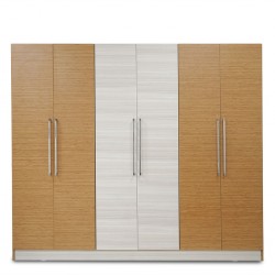 Azalea Wardrobe 6 Doors Paradise & Bambu