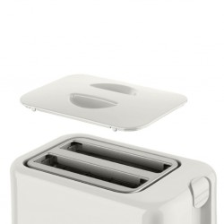 Cornell CT-EDC2000WH Pop Up 2-Slice White Toaster