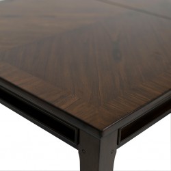 Freesia Dining Table Brown Cherry