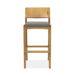 Less Stool Solid Wood Natural