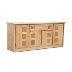 Sky Sideboard Pine Finish Oak 4 Doors + 1 Drawer