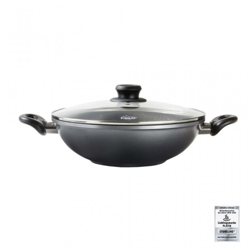 Stoneline WX 16604 L 28cm Long Handle Wok "O"