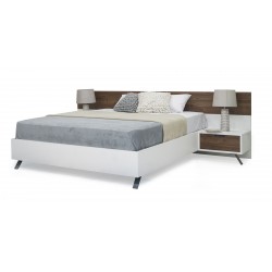 Star Bed 180x200 cm With 2 Night Tables Avatar Dark