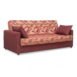 Amy Sofa Bed Purple Col Polyester Fabric