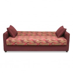 Amy Sofa Bed Purple Col Polyester Fabric