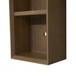 Bathroom Cabinet With Mirror Massin Oak & White