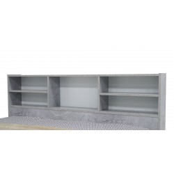 Rio Bed 150x190 cm MDF Grey