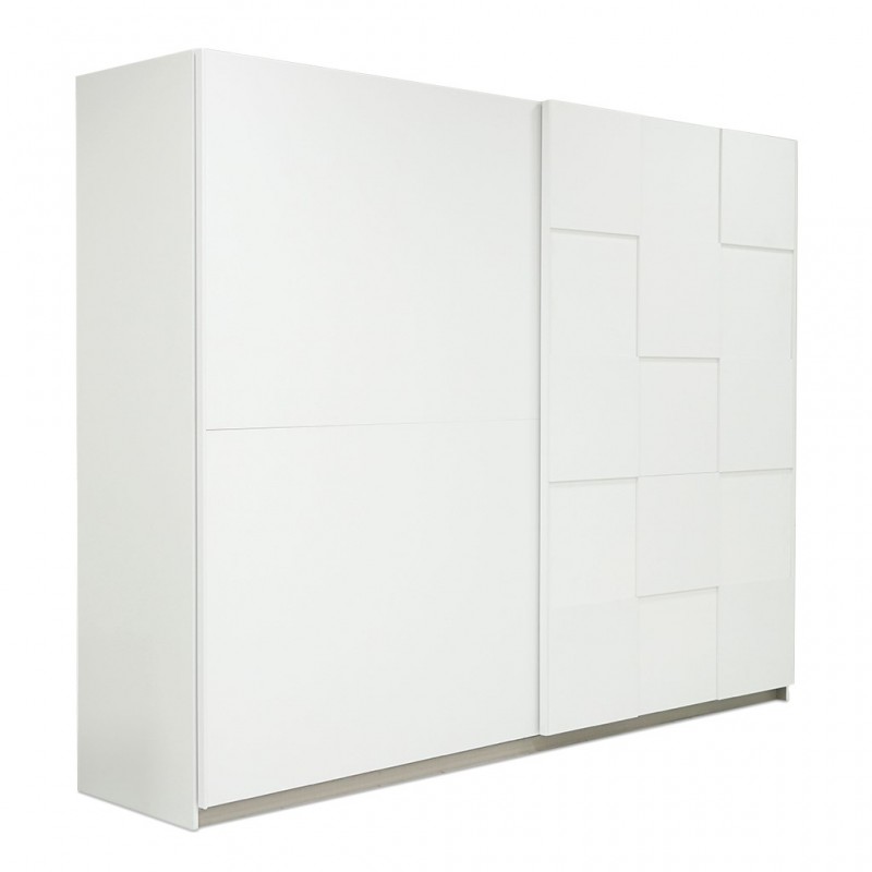 Ottica Wardrobe Sliding White Ottica Wardrobe Sliding White