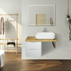 Bathroom Furniture Hermon W80 White