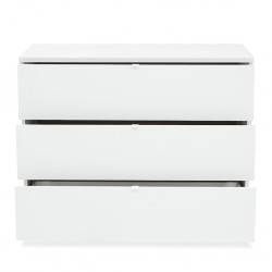 Ottica Chest of 3 Drawers White