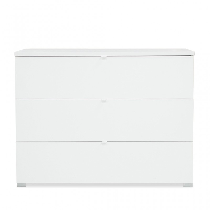 Ottica Chest of 3 Drawers White