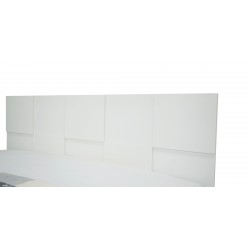 Ottica Bed 180x200 cm White