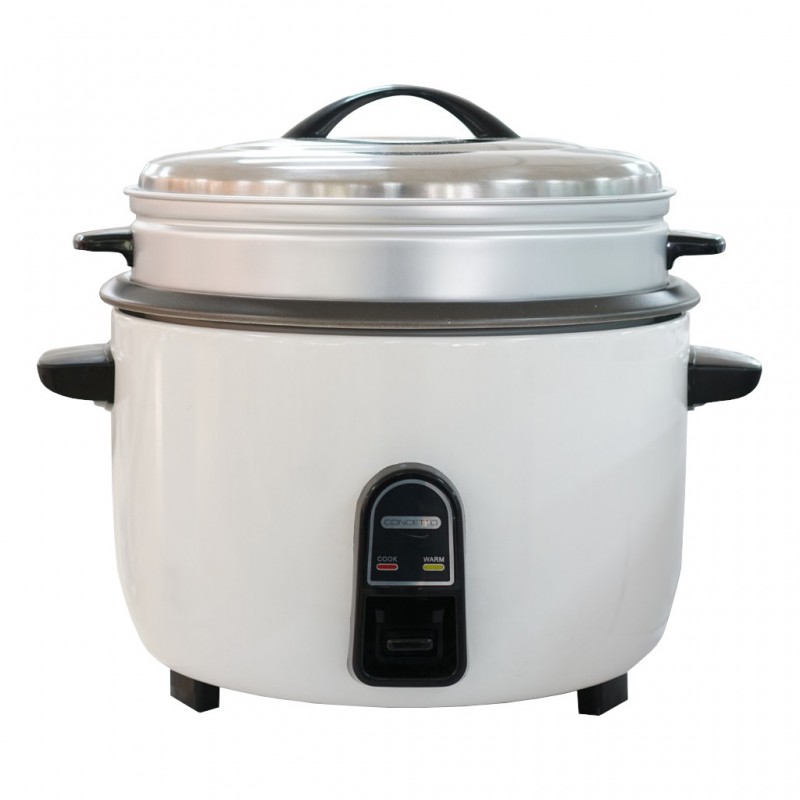 Concetto CRC560S 5.6L WH Rice Cooker With Steamer Concetto CRC560S 5.6L WH Rice Cooker With Steamer