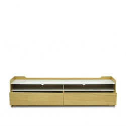 Sublime Low TV Cabinet Naturale/Off White