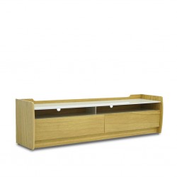 Sublime Low TV Cabinet Naturale/Off White