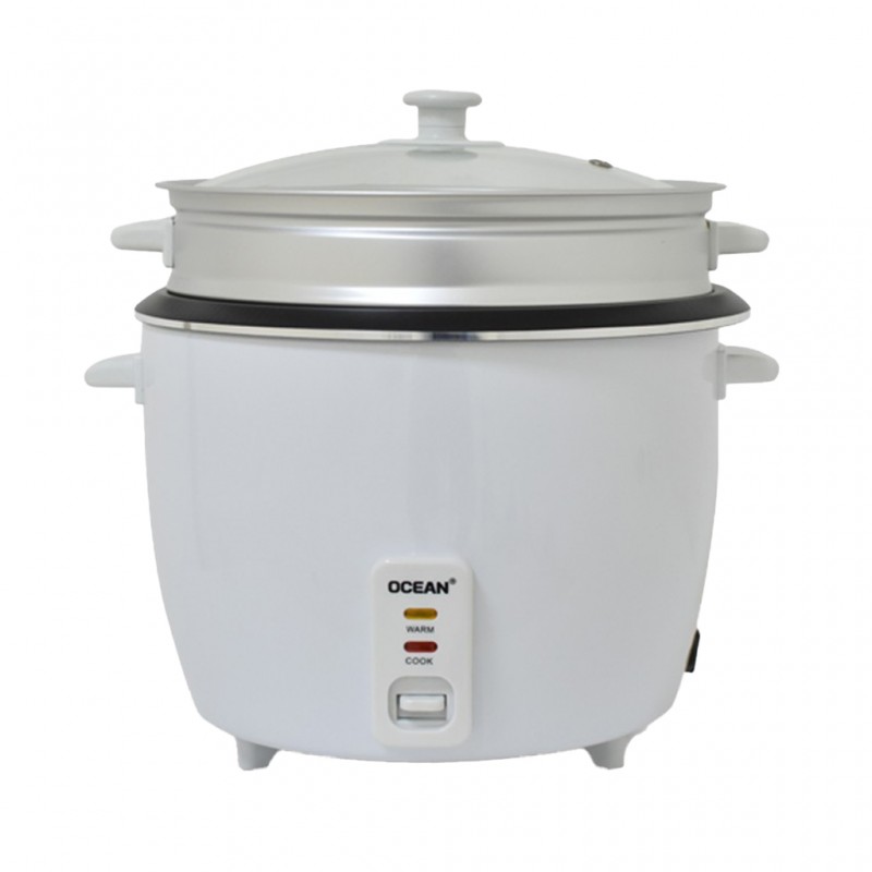 Ocean OCRC18 1.8L WH Rice Cooker With Glass Lid 2YW Ocean OCRC18 1.8L WH Rice Cooker With Glass Lid 2YW