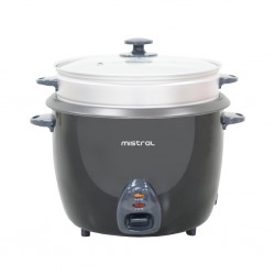 Mistral 4.5L Slow Cooker – Black & Stainless Steel - Home appliances