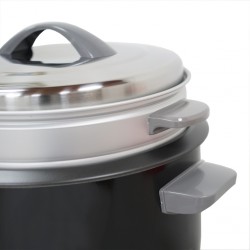 Mistral MRC360BS 3.6L Black Rice Cooker With Steamer