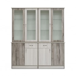 Genoa Buffet MDF Grey & Off White