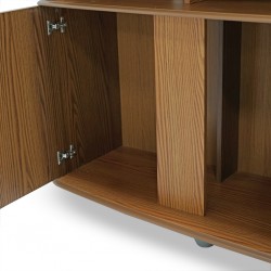 Roma High TV Cabinet Oak Noble/Marroquim