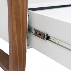 Craft TV Cabinet Solid Wood/MDF 2 Drawers Garapa