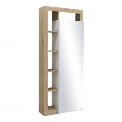 Hamburg Cabinet With 2 Shelves & 1 Cloth Hanger