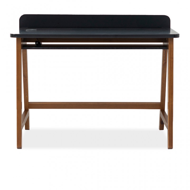 Volt Desk 1100 Solid Wood/MDF Black/Garapa Volt Desk 1100 Solid Wood/MDF Black/Garapa