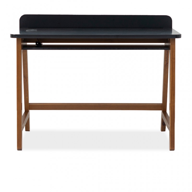 Volt Desk 1100 Solid Wood/MDF Black/Garapa