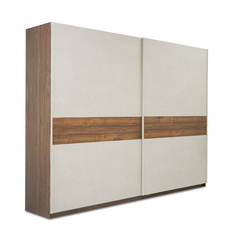 Amalfi Wardrobe Sliding Clay Dark Amalfi Wardrobe Sliding Clay Dark