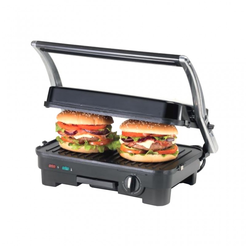 Kenwood HGM50.000SI BK Metal Contact Grill With Removable Plates