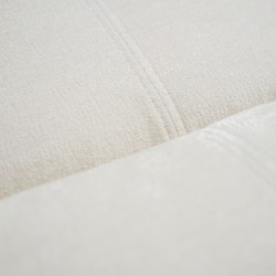 Sabella Recliner Ivory Color Fabric