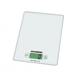 Hausberg HB-6011AB White Glass Digital Kitchen Scale "O"