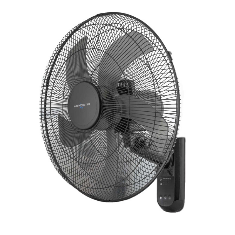 Air Monster 15833R MG 18" Black Wall Fan