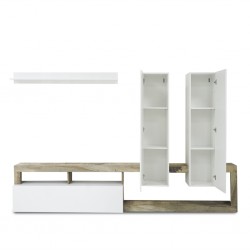 Hamburg Tv Unit White Pero