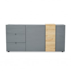 Venus Sideboard with 2 Doors & 3 Drawers Titanio