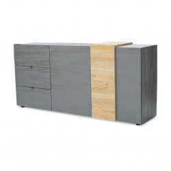 Venus Sideboard with 2 Doors & 3 Drawers Titanio