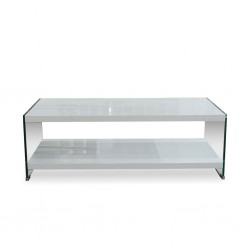 Derby Coffee Table MDF Top / Glass Legs