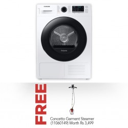 Samsung DV80TA020AE Dryer & Free Concetto CGS-602B Garment Steamer