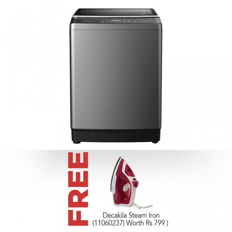 Hisense WTJA802T Washing Machine & Free Decakila KEEN002R Steam Iron "O"