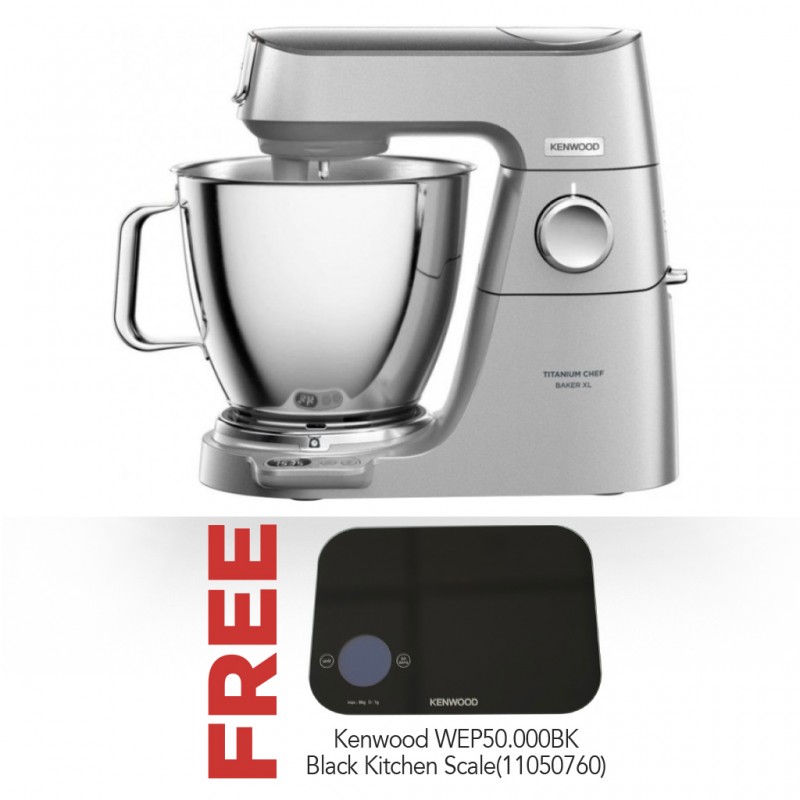 Kenwood KVL85.344SI GBL+MG+MM Kitchen Machine & Free Kenwood WEP50.000BK Black Kitchen Scale