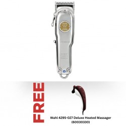 Wahl 3000121 Cordless Metal Senior Clipper 2YW "O" & Free Wahl 4295-027 Deluxe Heated Massager