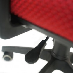 High Back Chair Red WA101 Mesh