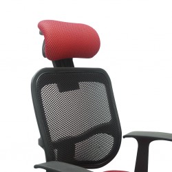 High Back Chair Red WA101 Mesh
