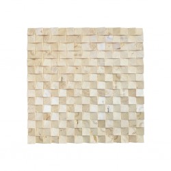 Wood Mosaic Wall Art 90x90 cm