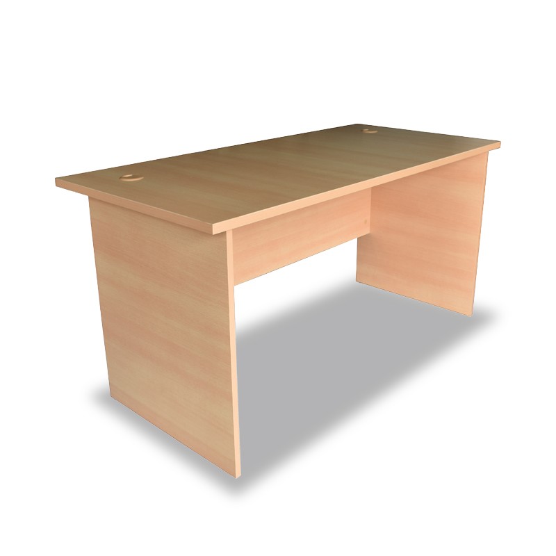 Stema desk 1600x750 Melamine modesty panel